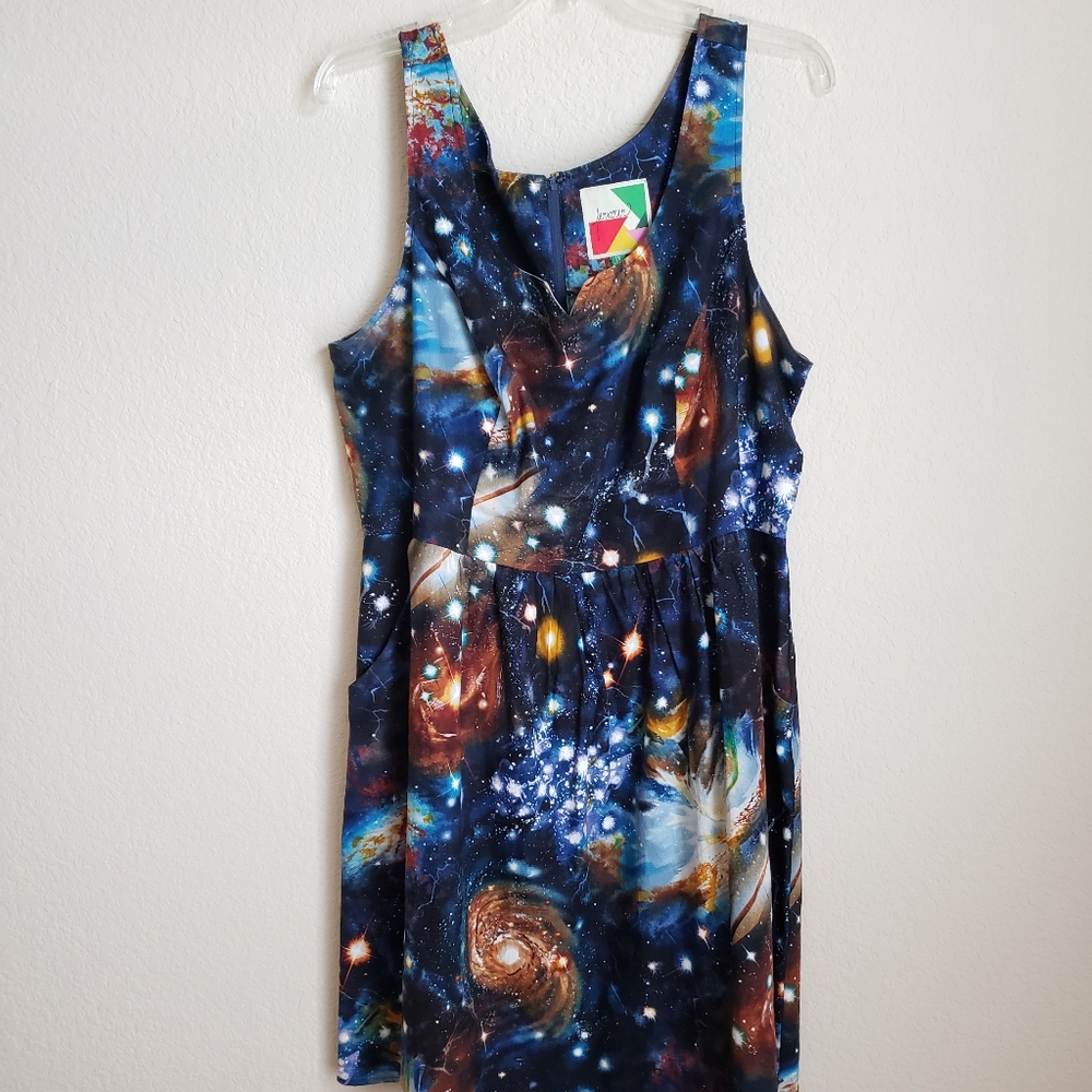 Sz1X Modcloth Space Dress w/Pockets